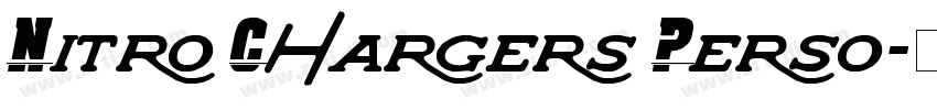 Nitro Chargers Perso字体转换